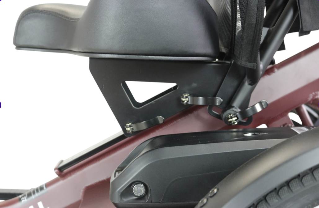 Faltbares E-Trike Chill red