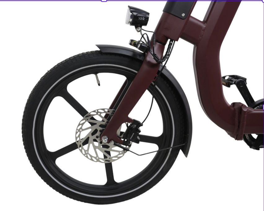 Faltbares E-Trike Chill red
