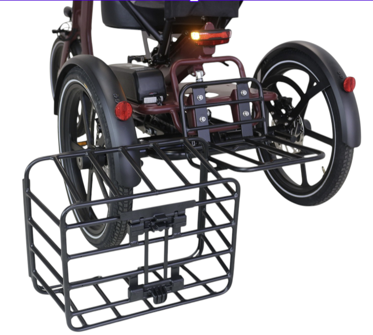 Faltbares E-Trike Chill red