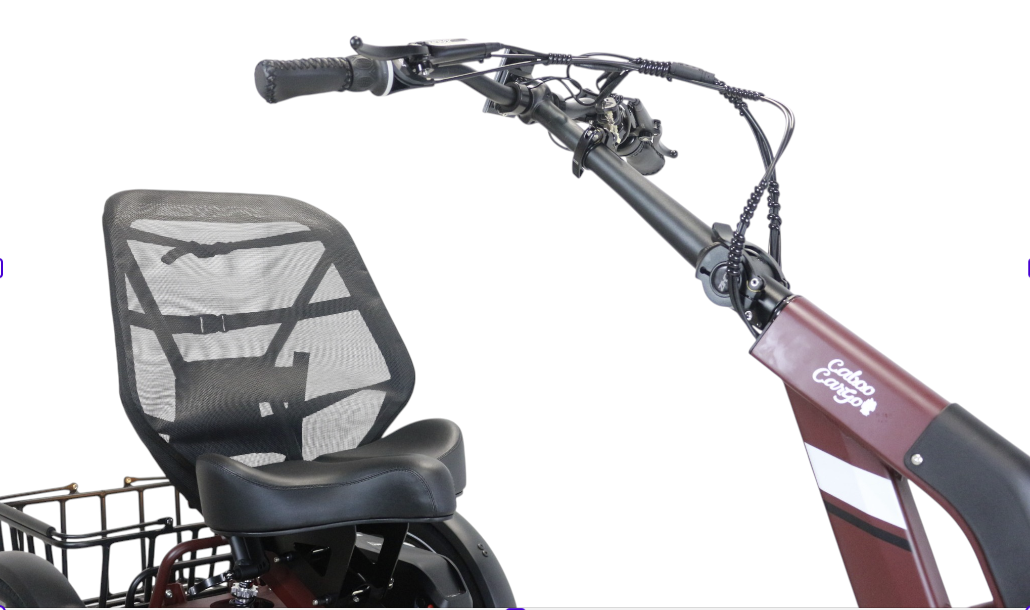 Faltbares E-Trike Chill red