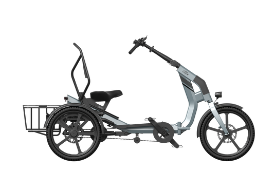 Faltbares E-Trike Chill blue